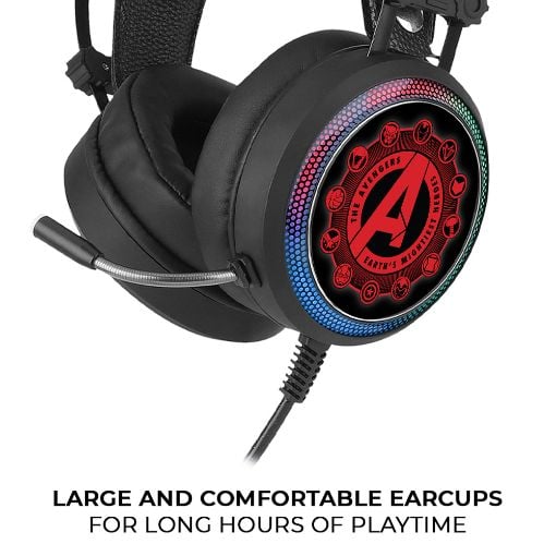Εικόνα της Headset Big Ben Marvel Avengers Black MHPGAVEN003