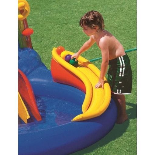Εικόνα της Παιδική Πισίνα Intex Rainbow Ring Play Center Φουσκωτή 297 x 193 x 135 cm 57453NP