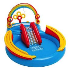 Εικόνα της Παιδική Πισίνα Intex Rainbow Ring Play Center Φουσκωτή 297 x 193 x 135 cm 57453NP