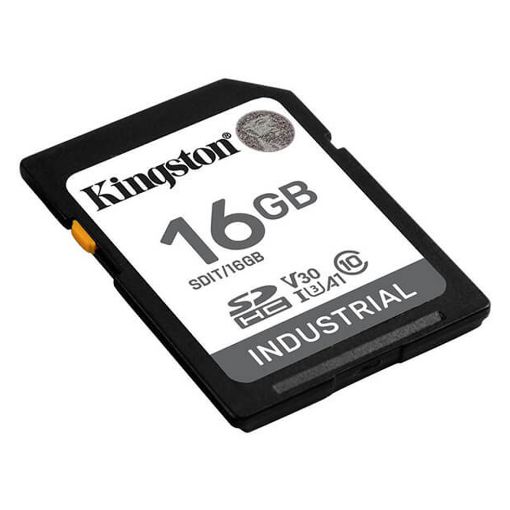 Εικόνα της Κάρτα Μνήμης SDHC Kingston Industrial 16GB Class10 UHS-I U3 SDIT/16GB