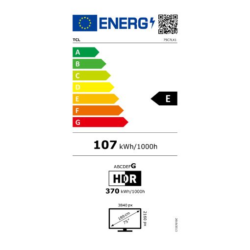 Εικόνα της Τηλεόραση TCL 75C7L 75" 4K UHD SQD-Mini LED Google TV HDR 144Hz