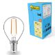 Εικόνα της Λάμπα LED 123LED E14 G45 Filament Dimmable 2700K 250lm 2.5W Warm White