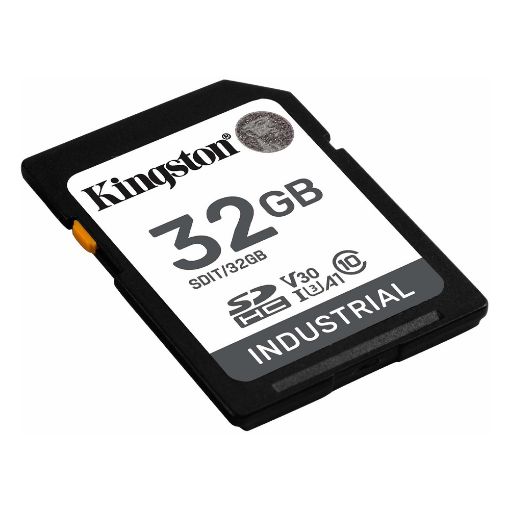 Εικόνα της Κάρτα Μνήμης SDHC Kingston Industrial 32GB Class10 UHS-I U3 SDIT/32GB