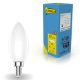 Εικόνα της Λάμπα LED 123LED E14 Candle Mat Dimmable 2700K 470lm 4.5W Warm White