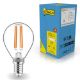 Εικόνα της Λάμπα LED 123LED E14 G45 Filament 2700K 470lm 4.5W Warm White