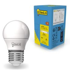 Εικόνα της Λάμπα LED 123LED E27 G45 4000K 470lm 4.9W Neutral White