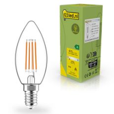Εικόνα της Λάμπα LED 123LED Ultra Efficient E14 Candle Filament 2700K 470lm 2.2W Warm White