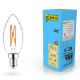 Εικόνα της Λάμπα LED 123LED E14 Candle Filament Dimmable 2200-2700K 470lm 4.5W