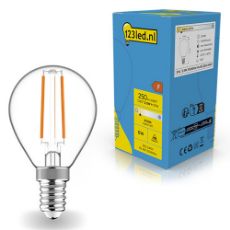 Εικόνα της Λάμπα LED 123LED E14 G45 Filament 2700K 250lm 2.5W Warm White