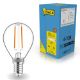 Εικόνα της Λάμπα LED 123LED E14 G45 Filament 2700K 250lm 2.5W Warm White