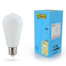 Εικόνα της Λάμπα LED 123LED E27 Edison ST64 Mat Dimmable 2700K 470lm 4.5W Warm White