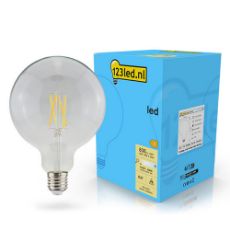 Εικόνα της Λάμπα LED 123LED E27 Globe Filament Dimmable 2200-2700K 806lm 7W