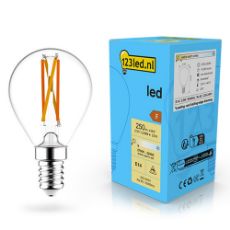 Εικόνα της Λάμπα LED 123LED E14 G45 Dimmable Filament 2200-2700K 250lm 2.5W