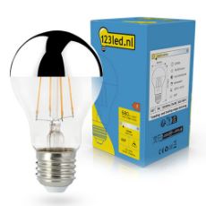 Εικόνα της Λάμπα LED 123LED E27 A60 Dimmable με Καθρέφτη 2700K 680lm 7W