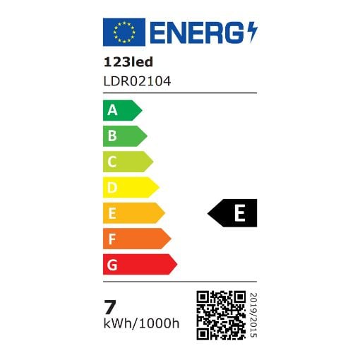 Εικόνα της Λάμπα LED 123LED E27 G125 Filament Dimmable 2700K 806lm 7W Warm White