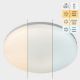 Εικόνα της Πλαφονιέρα Οροφής 123LED 3000-6000K 2780lm 16W IP54 30cm White