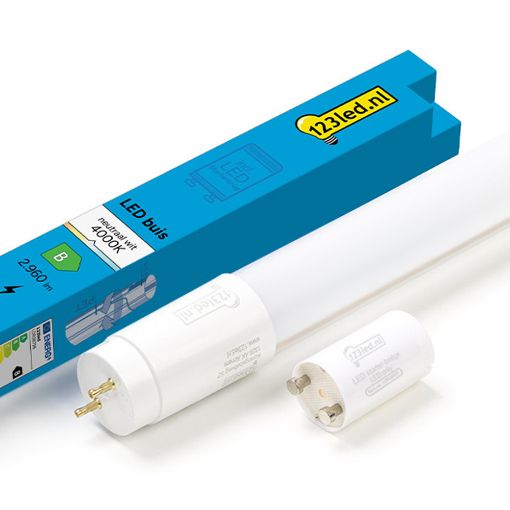 Εικόνα της LED Tube Lamp 123LED T8 G13 120cm 12W 6500K 2220lm Cold White + Starter