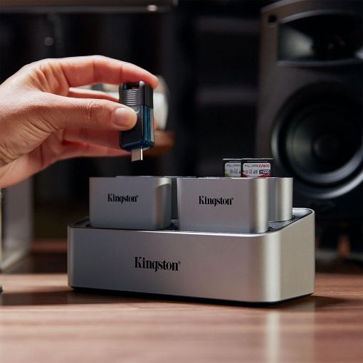 Εικόνα της USB miniHub Kingston Workflow USB-A & USB-C 3.2 Gen 1 WFS-USB