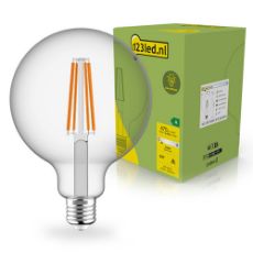 Εικόνα της Λάμπα LED 123LED Ultra Efficient E27 G125 Filament 2700K 470lm 2.2W Warm White