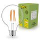 Εικόνα της Λάμπα LED 123LED Ultra Efficient E27 G95 Filament 2700K 470lm 2.2W Warm White
