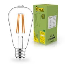Εικόνα της Λάμπα LED 123LED Ultra Efficient E27 Edison ST64 Filament 2700K 470lm 2.2W Warm White