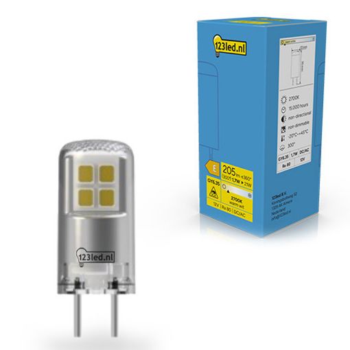 Εικόνα της Λάμπα LED 123LED GY6.35 SMD Capsule Διάφανη 2700K 205lm 1.7W Warm White