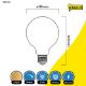 Εικόνα της Λάμπα LED 123LED E27 G95 Dimmable 2700K 806lm 7W Warm White
