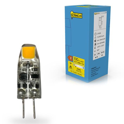 Εικόνα της Λάμπα LED 123LED G4 Capsule 2700K 100lm 1W Warm White