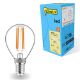 Εικόνα της Λάμπα LED 123LED E14 G45 Dimmable Filament 2700K 470lm 4.5W Warm White