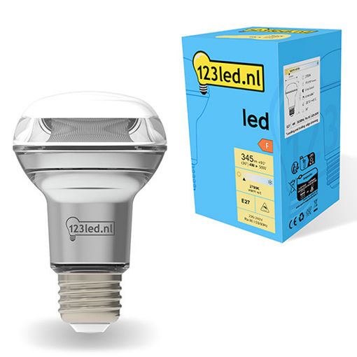 Εικόνα της Λάμπα LED 123LED E27 R63 Dimmable 2700K 345lm 4W Warm White