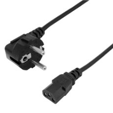 Εικόνα της Καλώδιο Τροφοδοσίας Powertech 3pin 2m Black CAB-P047