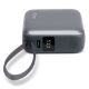 Εικόνα της Powerbank TTEC ReCharger Mini USB-C & Built In Cables PD/QC 20W 10.000mAh Black 2BB231GR