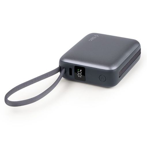 Εικόνα της Powerbank TTEC ReCharger Mini USB-C & Built In Cables PD/QC 20W 10.000mAh Black 2BB231GR