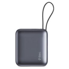 Εικόνα της Powerbank TTEC ReCharger Mini USB-C & Built In Cables PD/QC 20W 10.000mAh Black 2BB231GR