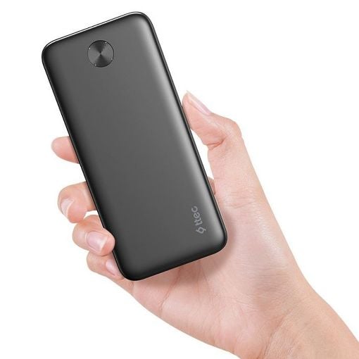 Εικόνα της Powerbank TTEC ReCharger USB-C & 2x USB-A 10.5W 10.000mAh Black 2BB234S