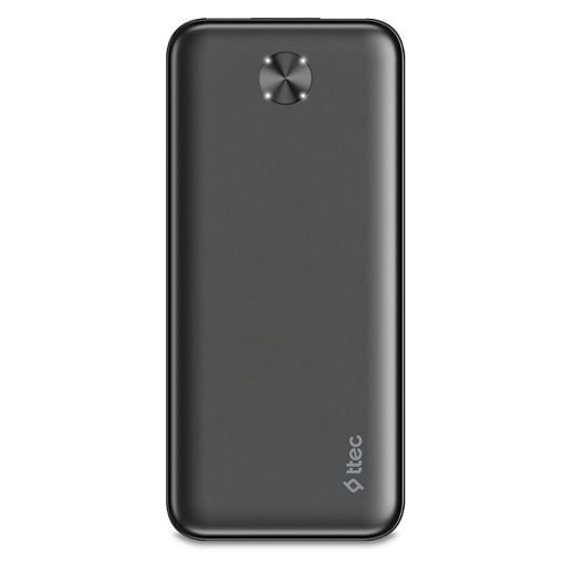 Εικόνα της Powerbank TTEC ReCharger USB-C & 2x USB-A 10.5W 10.000mAh Black 2BB234S