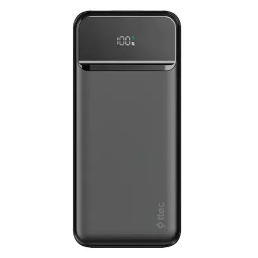 Εικόνα της Powerbank TTEC ReCharger USB-C & 2x USB-A PD/QC 22.5W 20.000mAh Black 2BB268S
