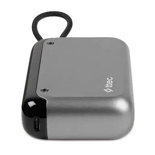 Εικόνα της Powerbank TTEC ReCharger USB-C with Built-In Cable PD / QC 30W 10.000mAh Silver 2BB228UG