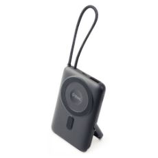 Εικόνα της Powerbank TTEC Recharger M Magnetic Wireless USB-C & Built-In Cable 20W 10.000mAh Black 2BB230GR