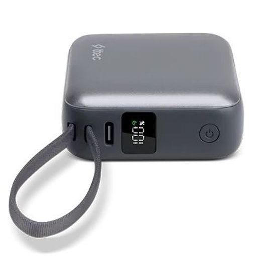 Εικόνα της Powerbank TTEC ReCharger Mini USB-C & Built In Cable PD/QC 35W 10.000mAh Black 2BB232GR