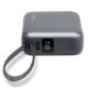 Εικόνα της Powerbank TTEC ReCharger Mini USB-C & Built In Cable PD/QC 35W 10.000mAh Black 2BB232GR