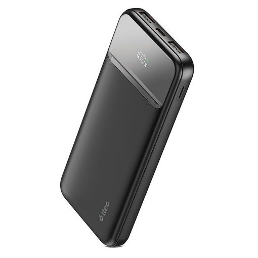 Εικόνα της Powerbank TTEC ReCharger 1x USB-C & 2x USB-C 10.000mAh 20W Black 2BB233S