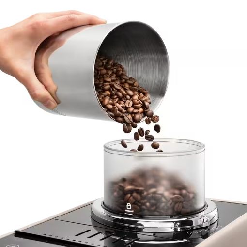 Εικόνα της Μηχανή Espresso DeLonghi Rivelia με Μύλο Άλεσης 19bar 1450W Sand Beige EXAM440.55.BG