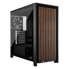Εικόνα της Corsair 4000D Wood RS Tempered Glass Black CC-9011340-WW