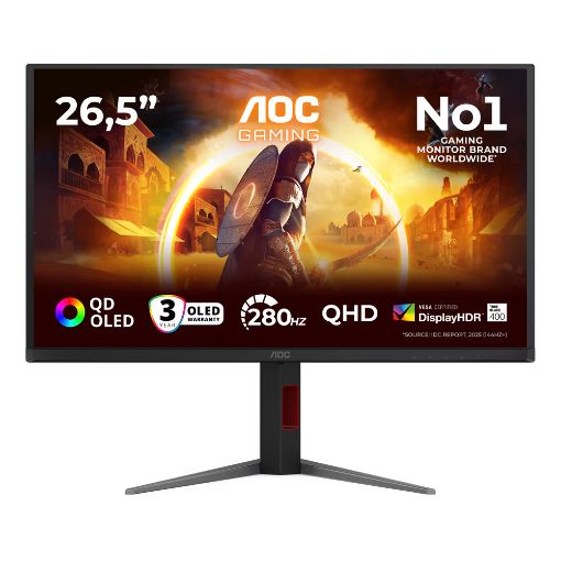 Εικόνα της Οθόνη AOC Q27G4ZD 26.5" QD-OLED QHD 280Hz HDR
