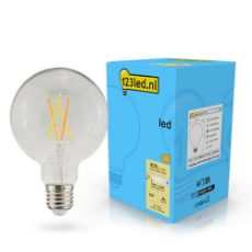 Εικόνα της Λάμπα LED 123LED E27 G95 Dimmable Filament 2200-2700K 806lm 7W
