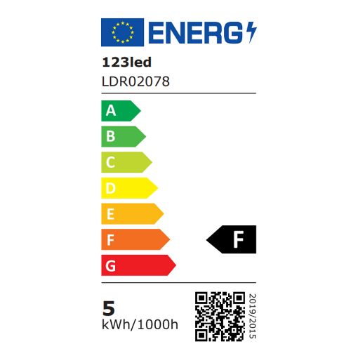 Εικόνα της Λάμπα LED 123LED E27 G45 Dimmable Filament 2200-2700K 470lm 4.5W