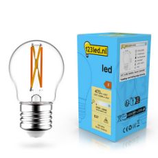 Εικόνα της Λάμπα LED 123LED E27 G45 Dimmable Filament 2200-2700K 470lm 4.5W