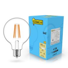 Εικόνα της Λάμπα LED 123LED E27 G95 Dimmable Filament 2700K 806lm 7W Warm White