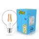 Εικόνα της Λάμπα LED 123LED E27 G95 Dimmable Filament 2700K 806lm 7W Warm White